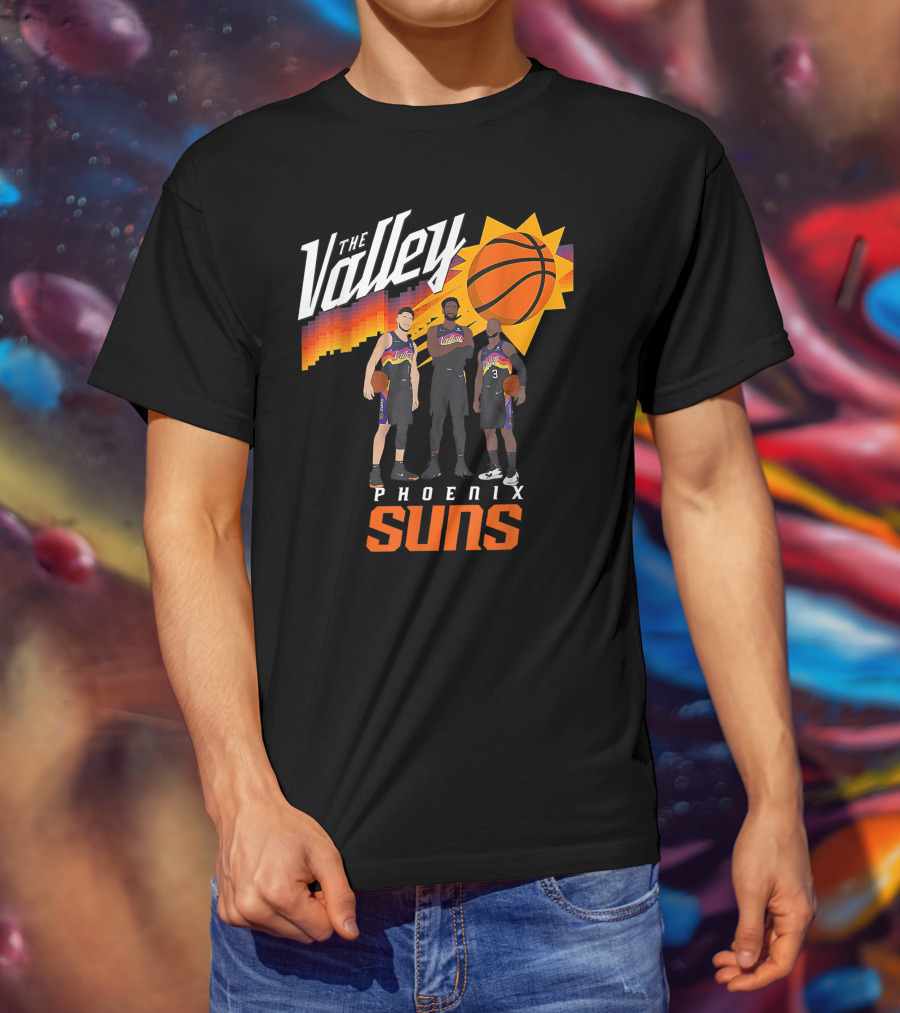 The Valley Phoenix Suns Basketball Players T-Shirt