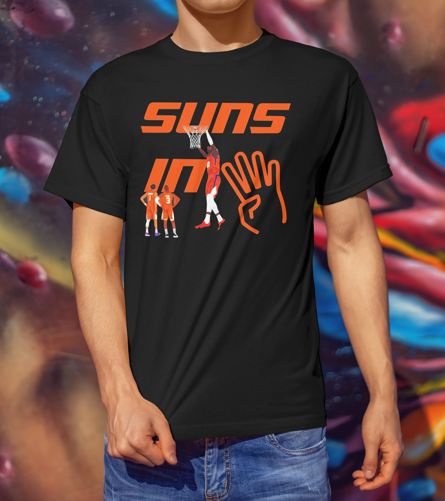 Suns In Four Basketball Slam Dunk Gesture T-Shirt