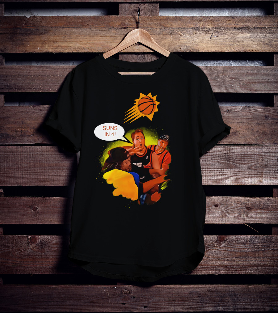 Phoenix Suns Playoffs Basketball Suns In Four Celebration T-Shirt