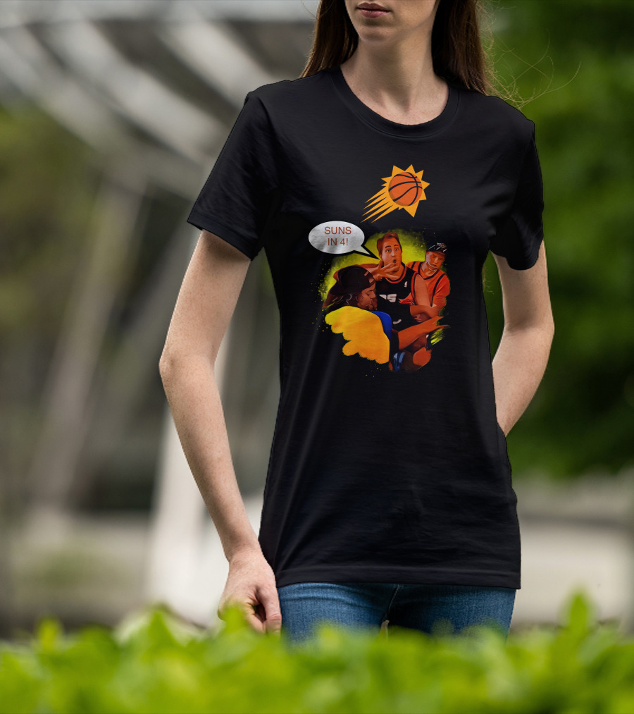 Phoenix Suns Playoffs Basketball Suns In Four Celebration T-Shirt