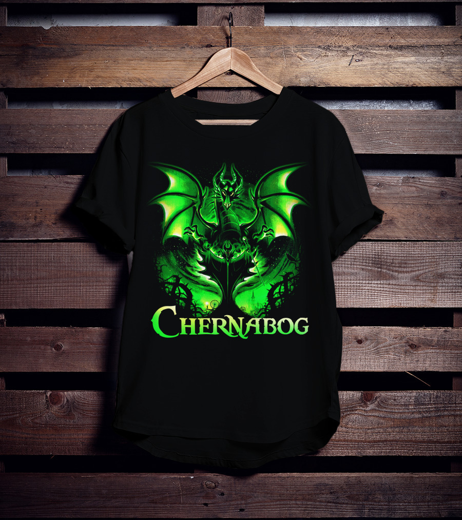 Chernabog Green Dragon Fantasy T-Shirt