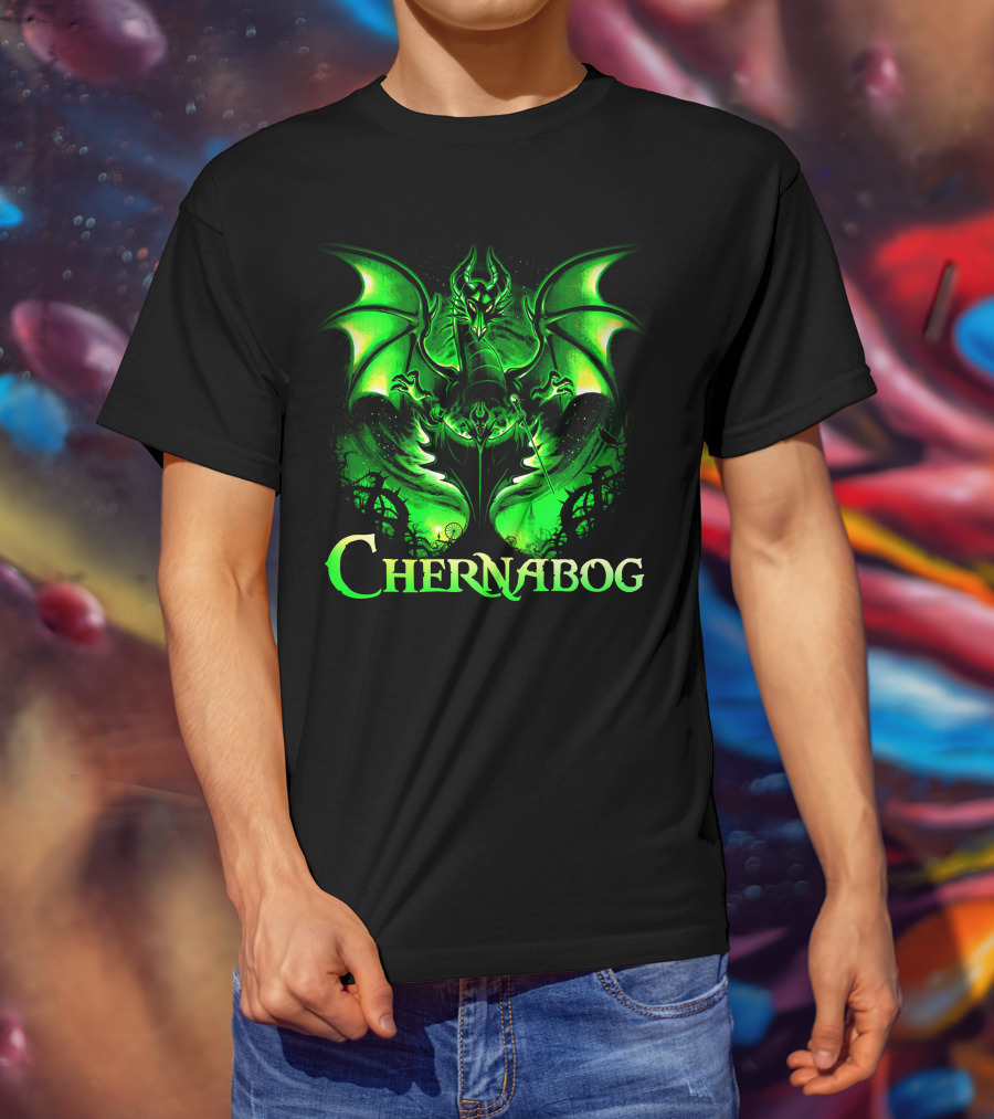 Chernabog Green Dragon Fantasy T-Shirt