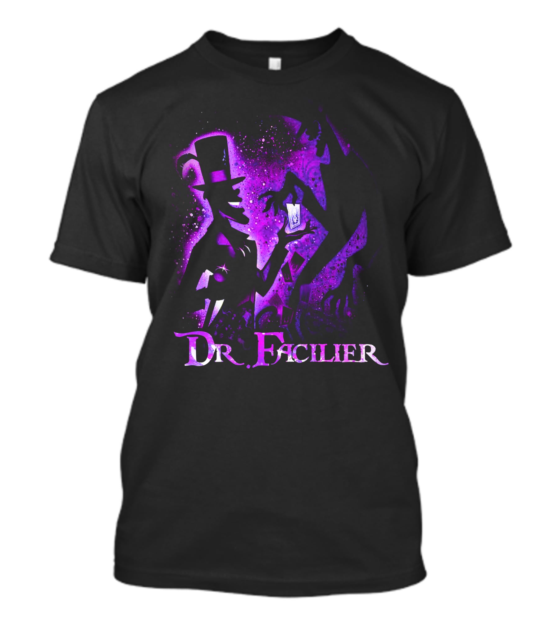 Dr. Facilier Purple Silhouette And Shadow T-Shirt