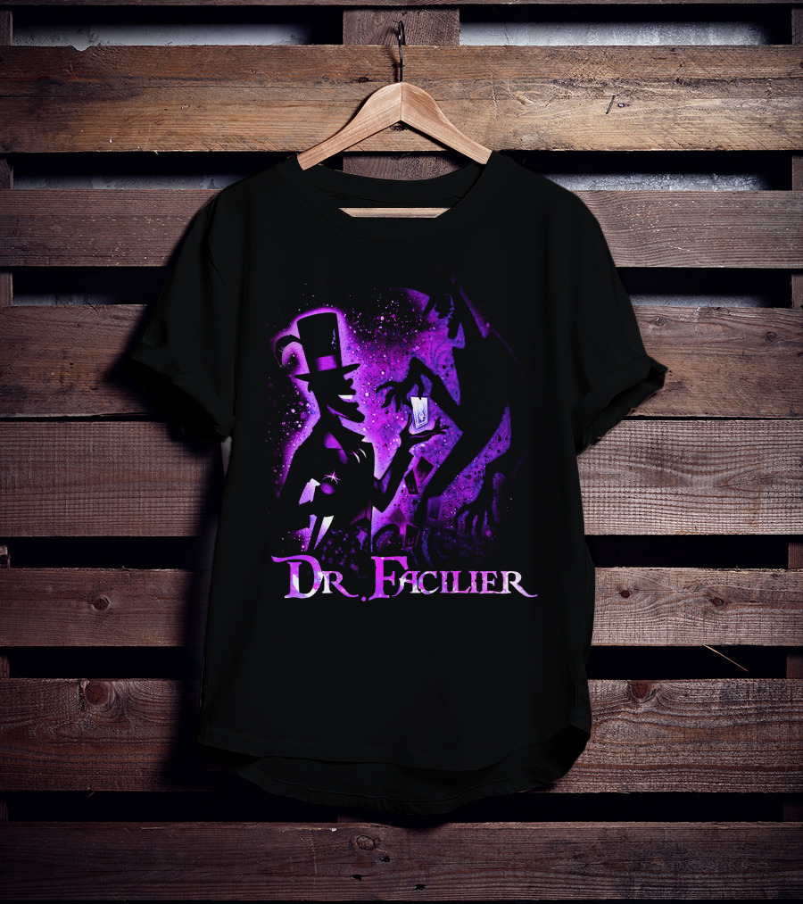 Dr. Facilier Purple Silhouette And Shadow T-Shirt