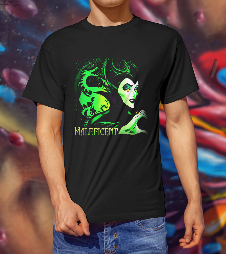Maleficent 4 Green Dragon Iconic Character T-Shirt