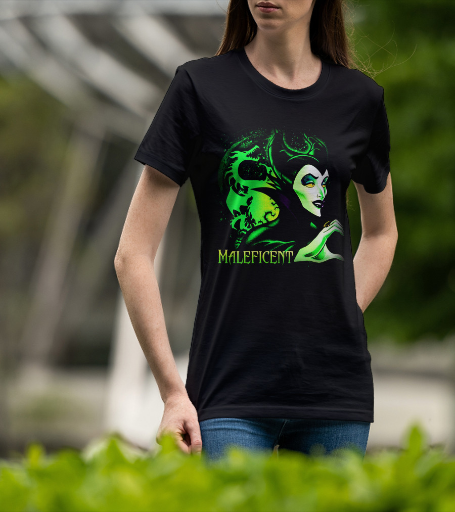 Maleficent 4 Green Dragon Iconic Character T-Shirt
