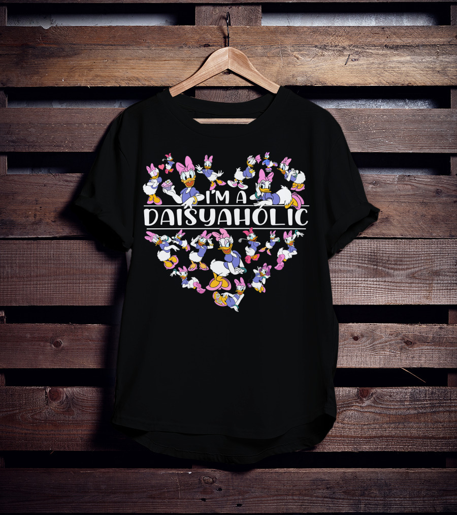 I'm A Daisyaholic Disney Daisy Duck Characters T-Shirt