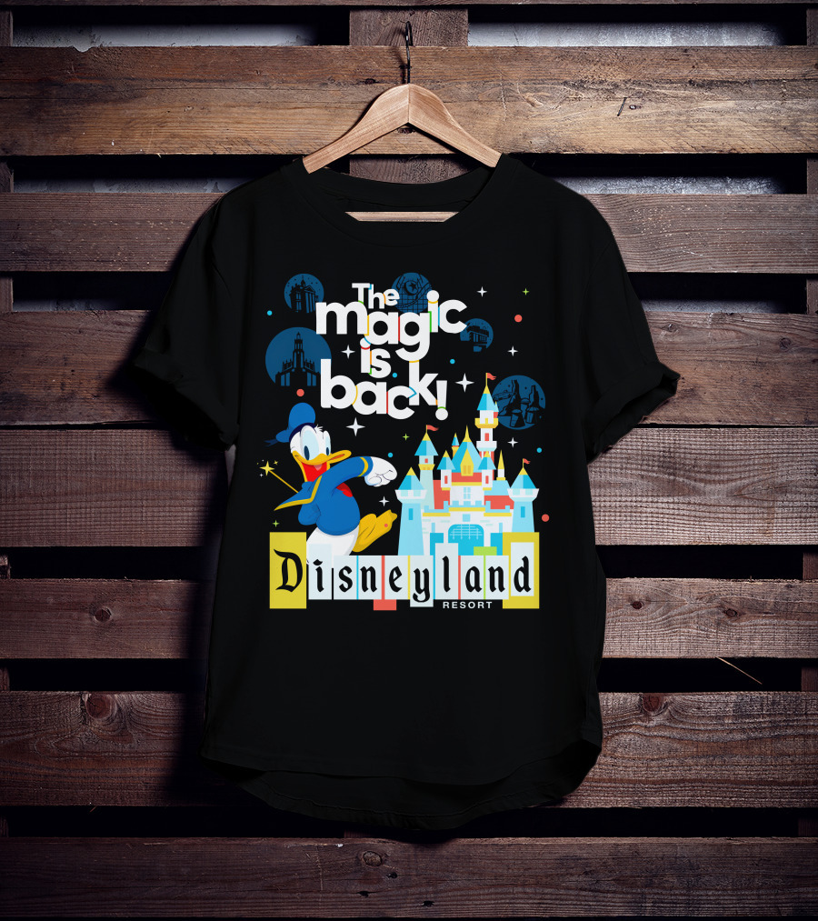The Magic Is Back Disneyland Resort Donald Duck T-Shirt