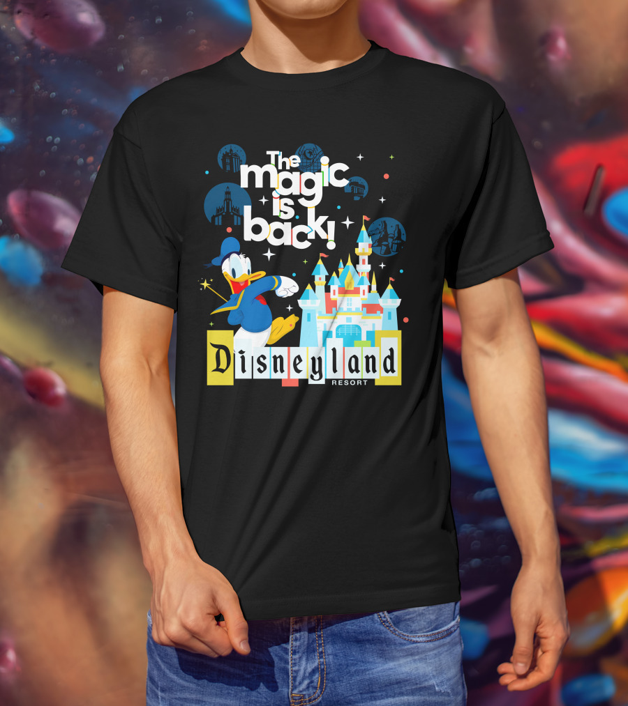 The Magic Is Back Disneyland Resort Donald Duck T-Shirt