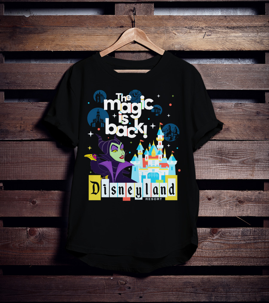 The Magic Is Back Maleficent Disneyland Resort T-Shirt