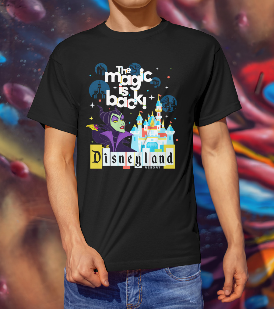 The Magic Is Back Maleficent Disneyland Resort T-Shirt