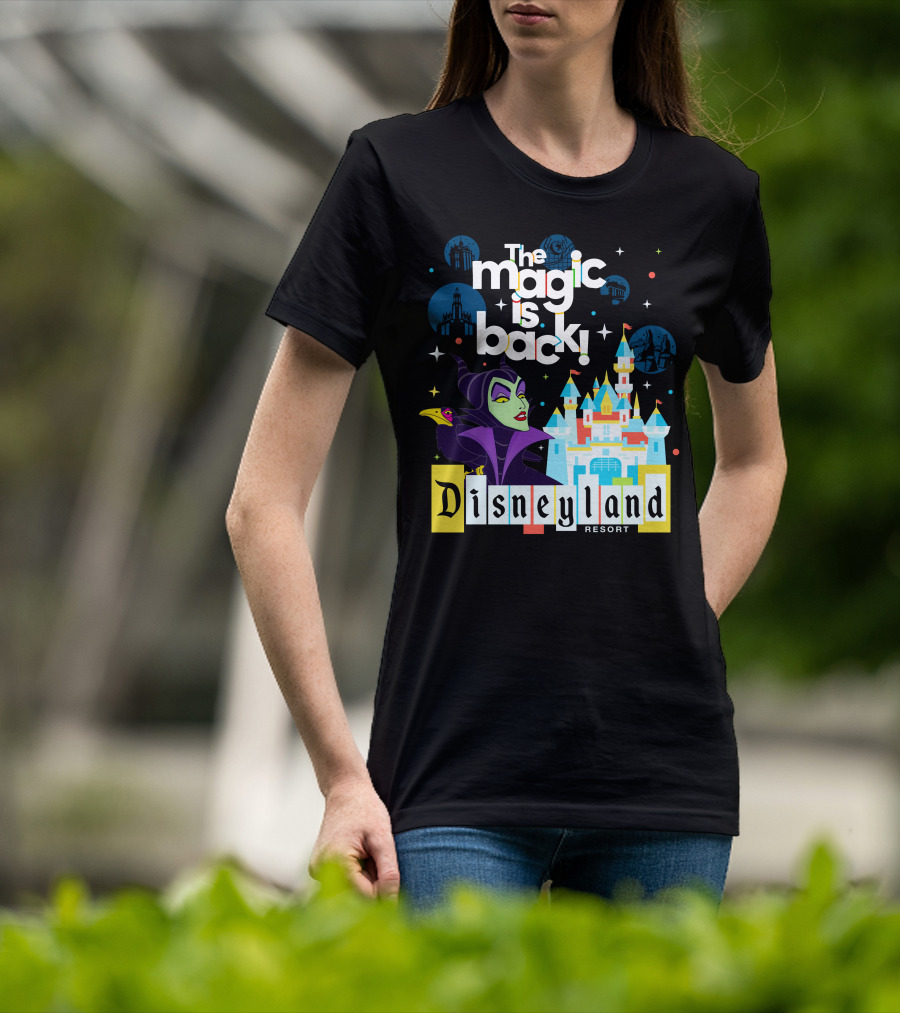 The Magic Is Back Maleficent Disneyland Resort T-Shirt