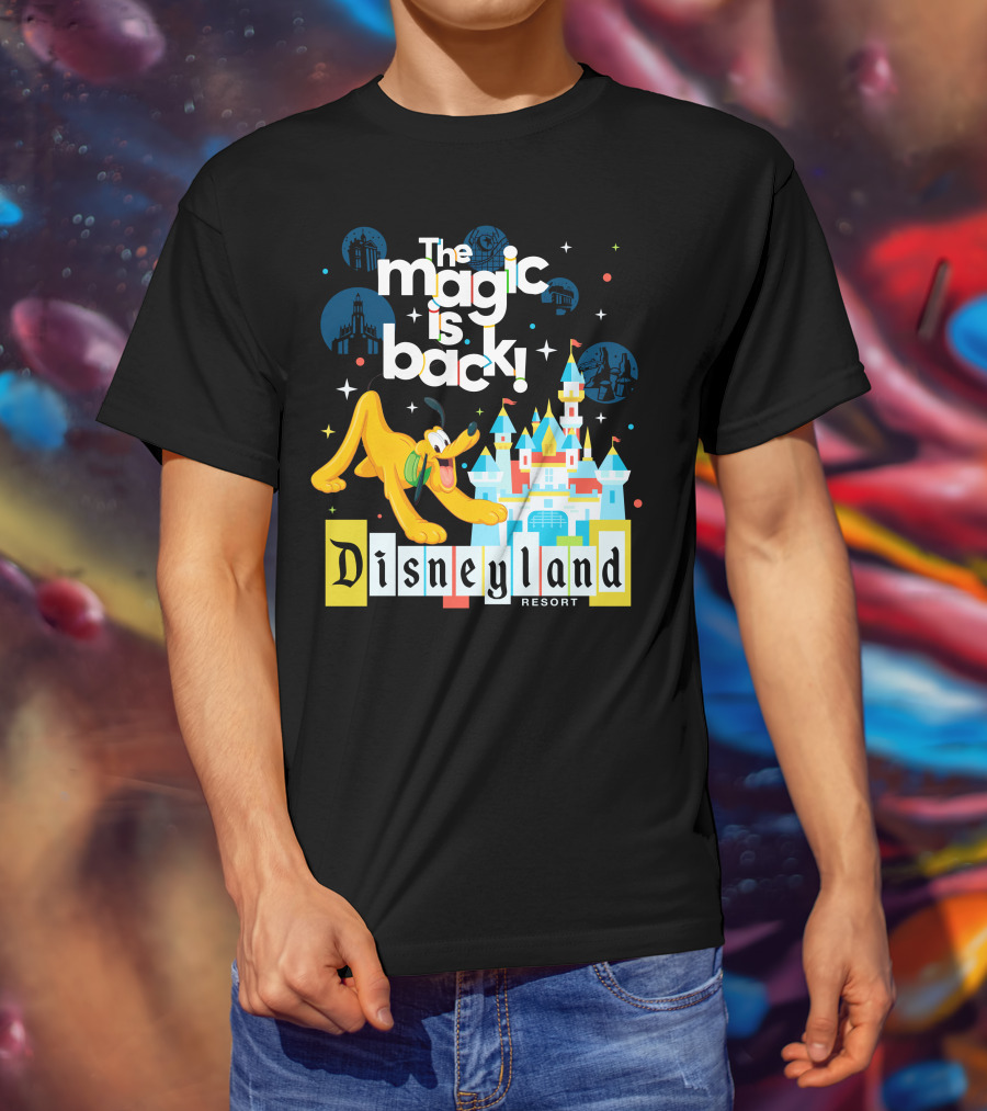 The Magic Is Back Disneyland Resort Pluto T-Shirt