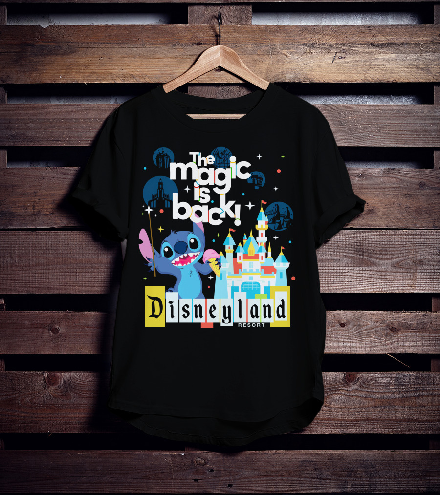 The Magic Is Back Stitch Disneyland Resort T-Shirt
