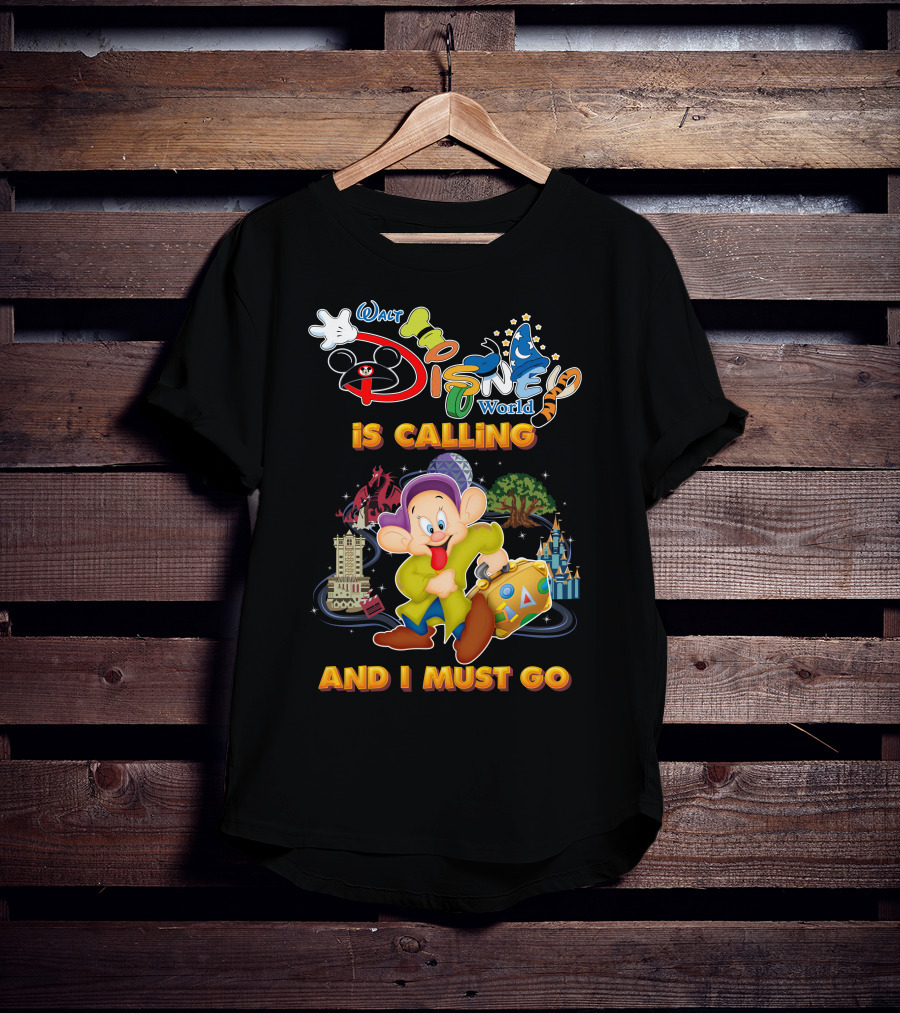 Walt Disney World Is Calling And I Must Go Dopey T-Shirt