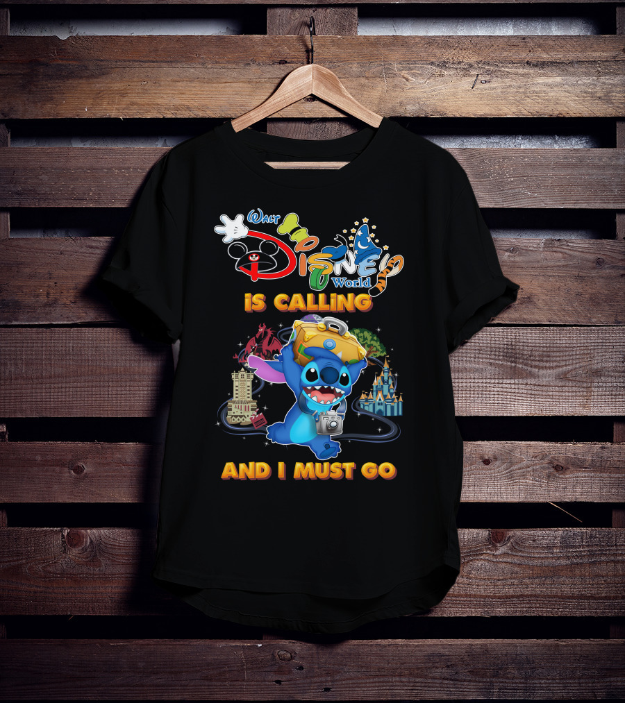 Walt Disney World Is Calling And I Must Go Stitch T-Shirt