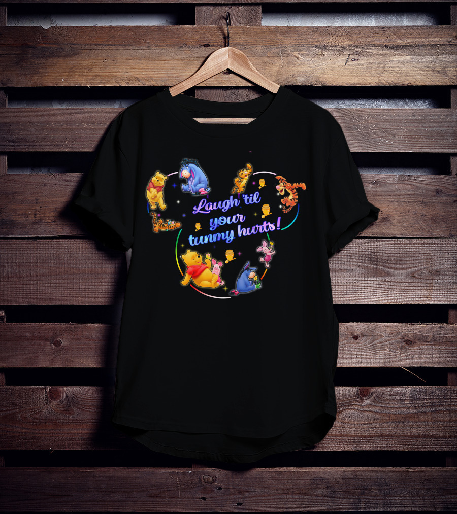 Laugh 'Til Your Tummy Hurts Winnie The Pooh And Friends T-Shirt