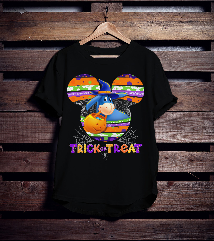 Eeyore Trick Or Treat Happy Halloween T-Shirt