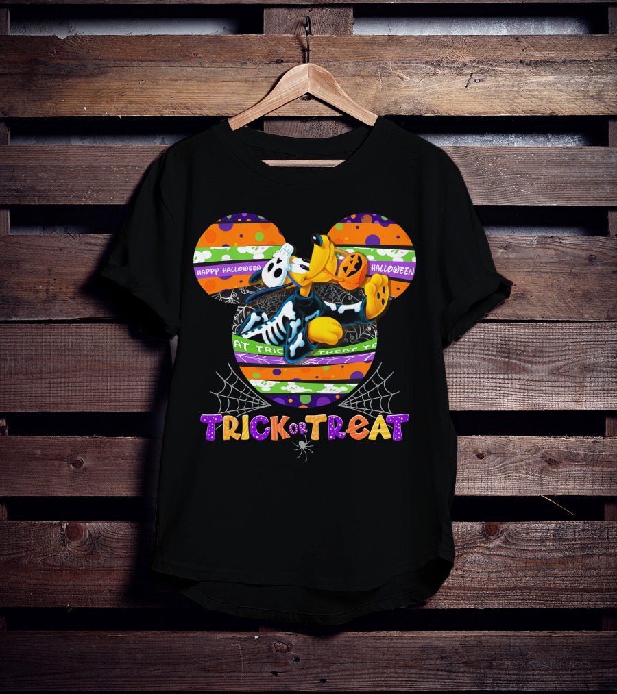 Happy Halloween Pluto Trick Or Treat T-Shirt