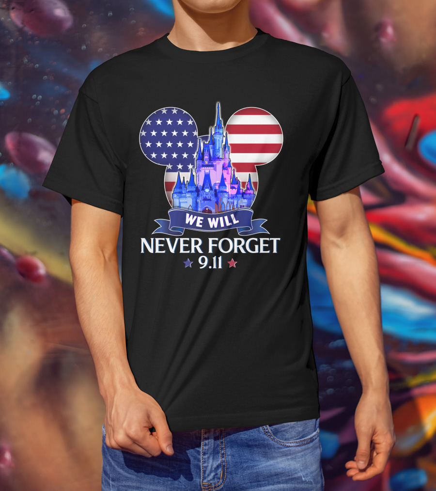 Castle We Will Never Forget 9.11 T-Shirt