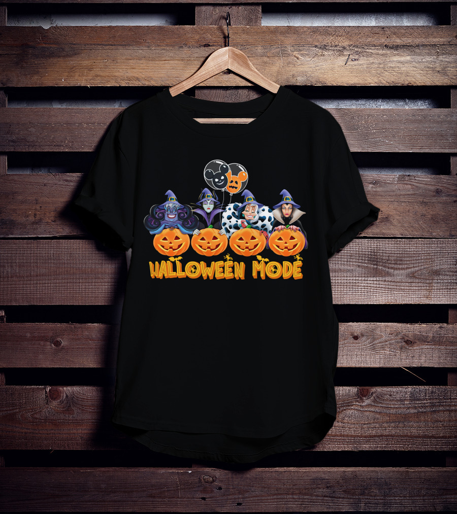 Halloween Mode Villains Pumpkins T-Shirt