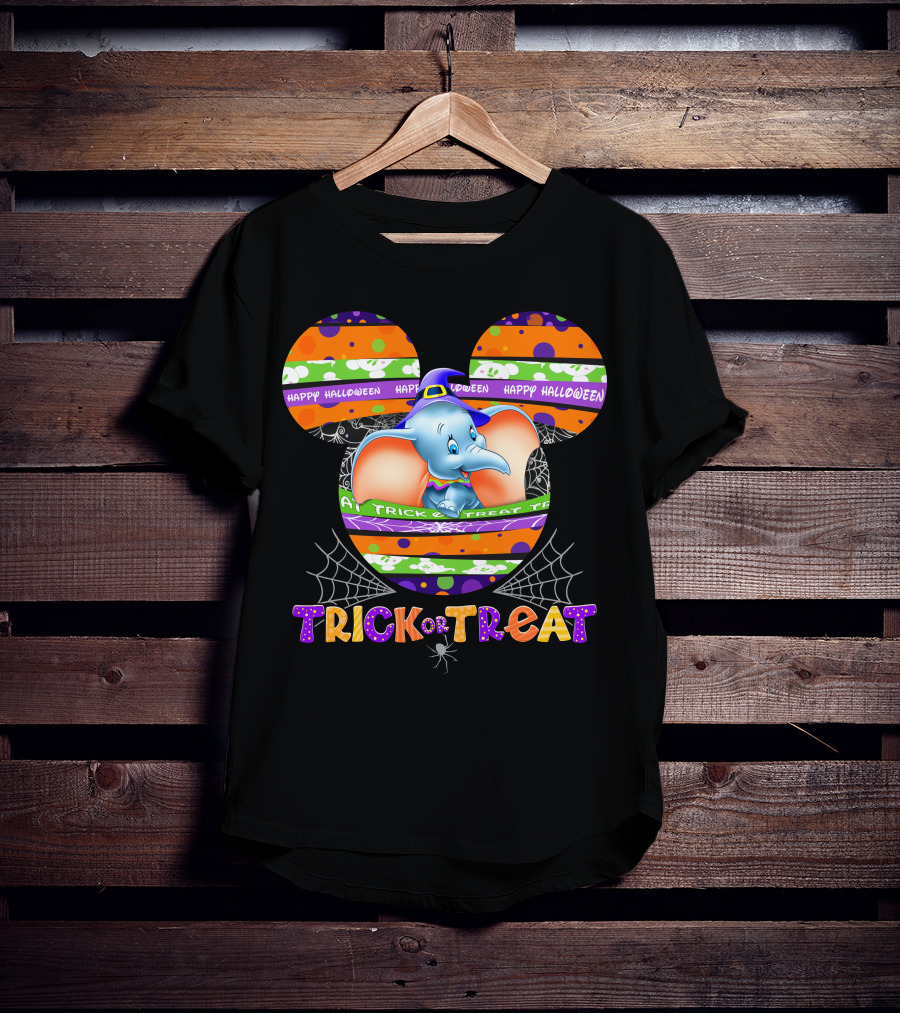 Dumbo Trick Or Treat Happy Halloween T-Shirt