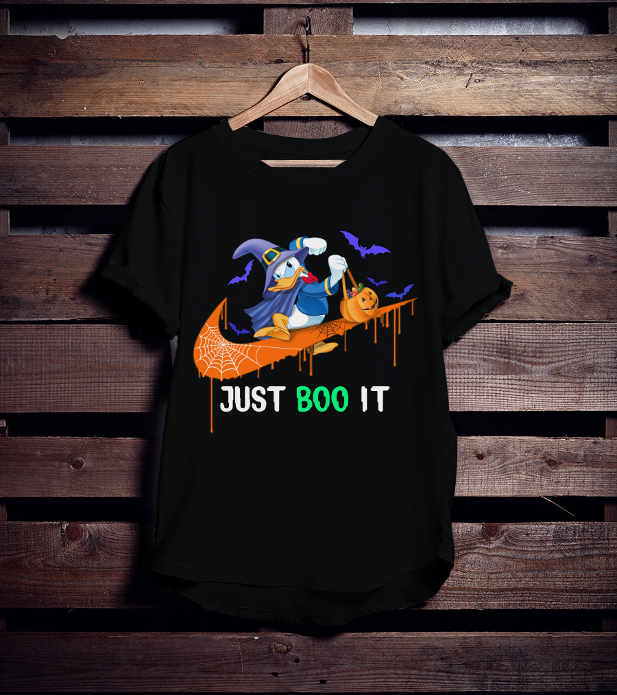 Just Boo It Donald Halloween Nike Theme T-Shirt