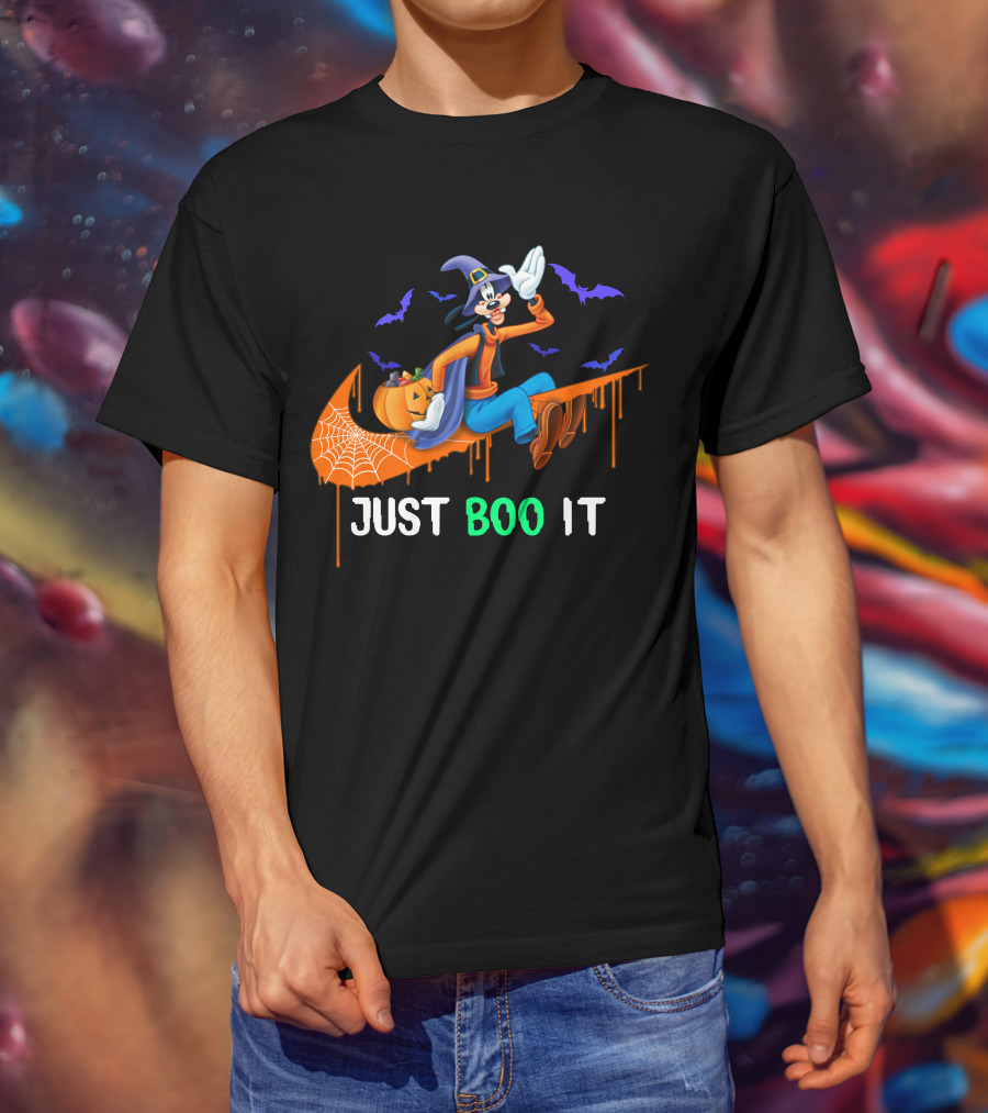 Just Boo It Goofy Halloween Nike T-Shirt