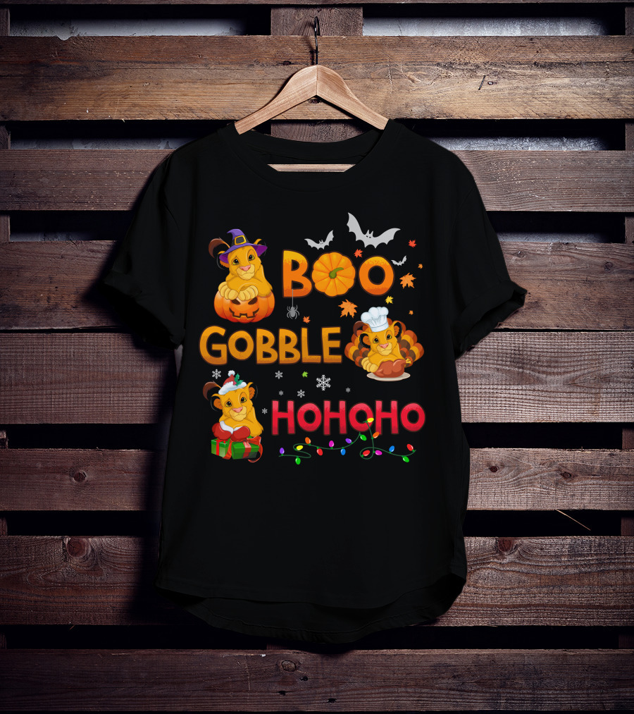 Boo Gobble Hohoho Simba T-Shirt