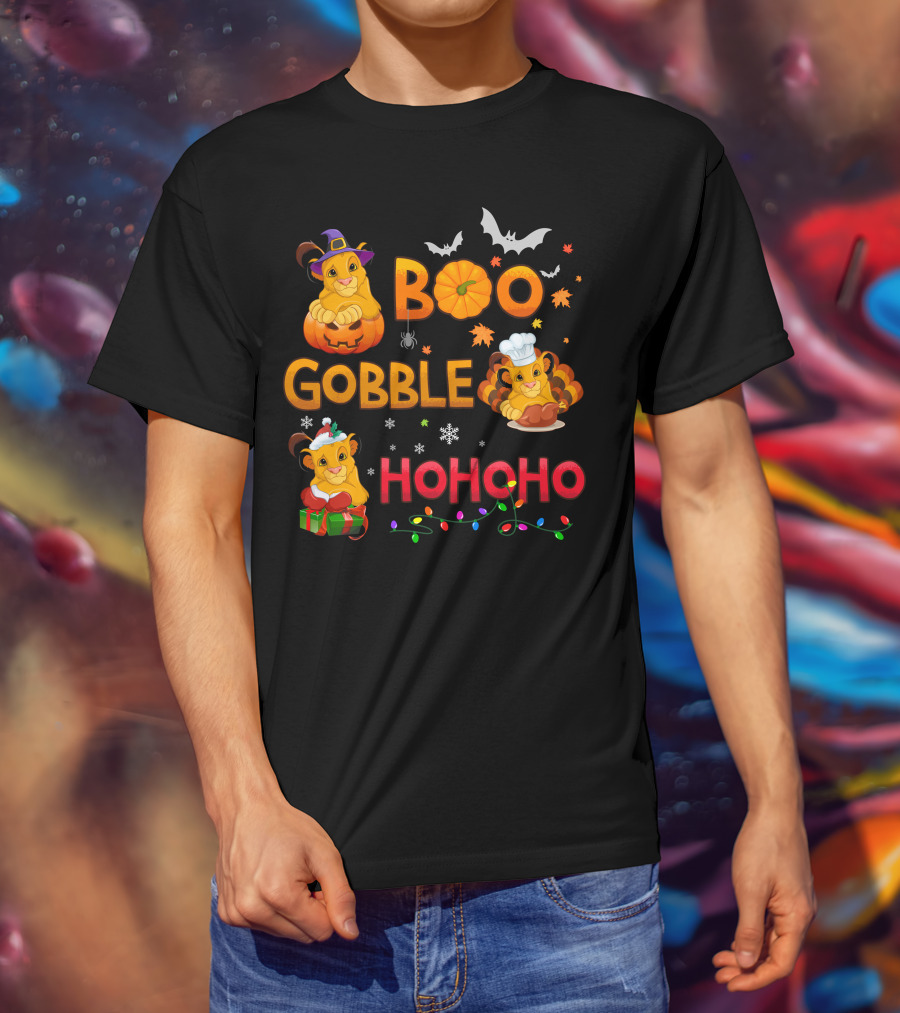 Boo Gobble Hohoho Simba T-Shirt