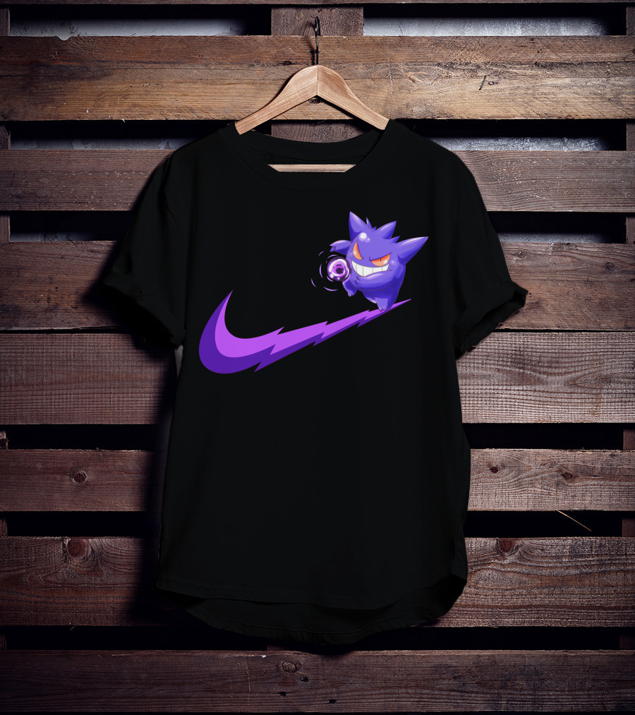 Gengar Ghost Type Nike Crossover T-Shirt
