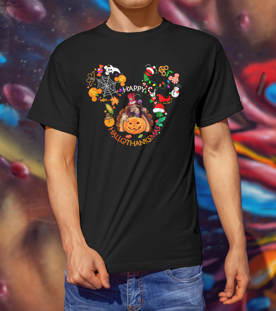 Happy Hallothanksmas Dr. Facilier Pumpkin T-Shirt