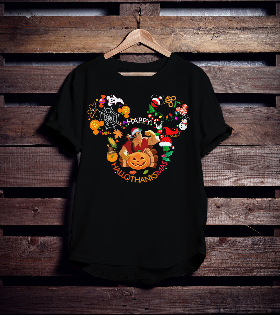 Happy Hallothanksmas Gaston T-Shirt