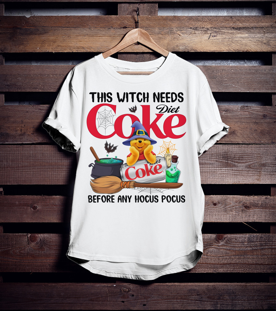 This Witch Needs Diet Coke Before Any Hocus Pocus T-Shirt