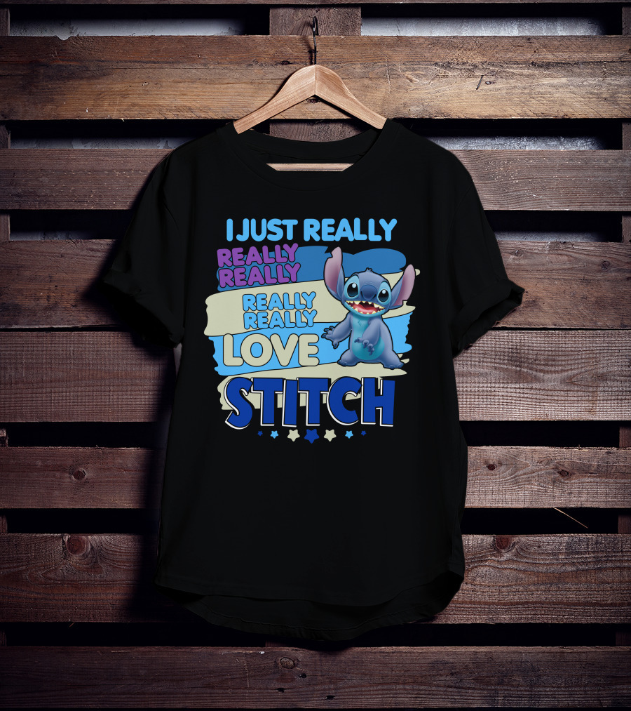 I Just Really Really Really Really Love Stitch T-Shirt