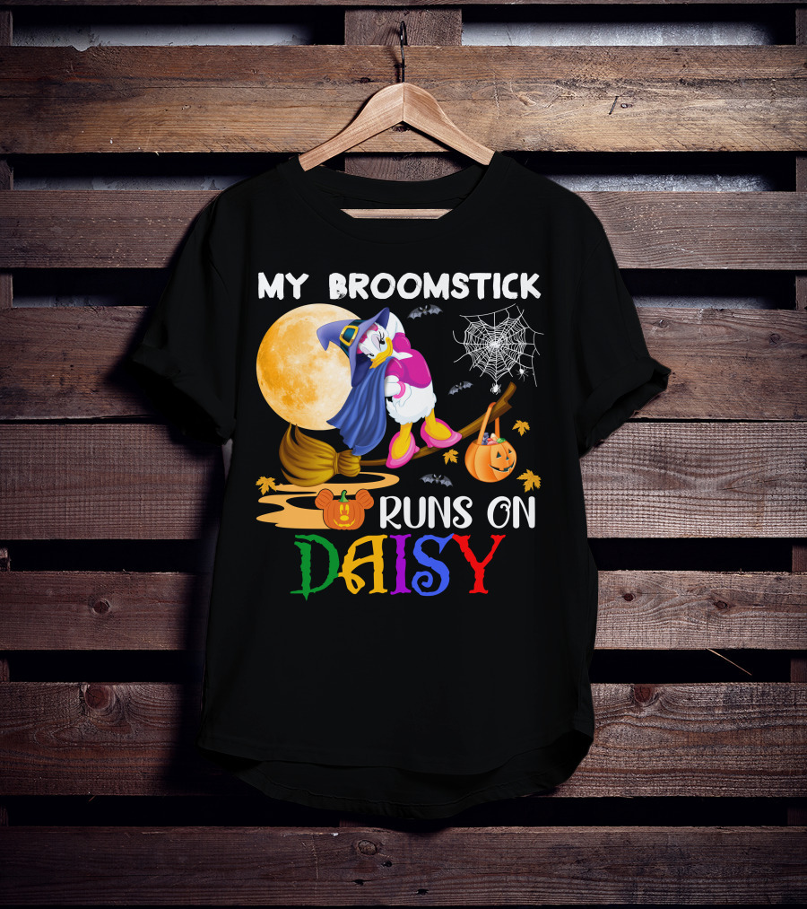 My Broomstick Runs On Daisy T-Shirt