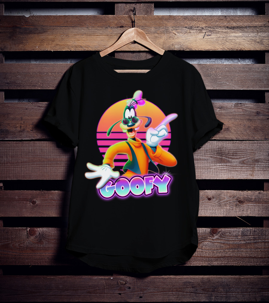 Goofy Retro 80S Sunset Aesthetic T-Shirt
