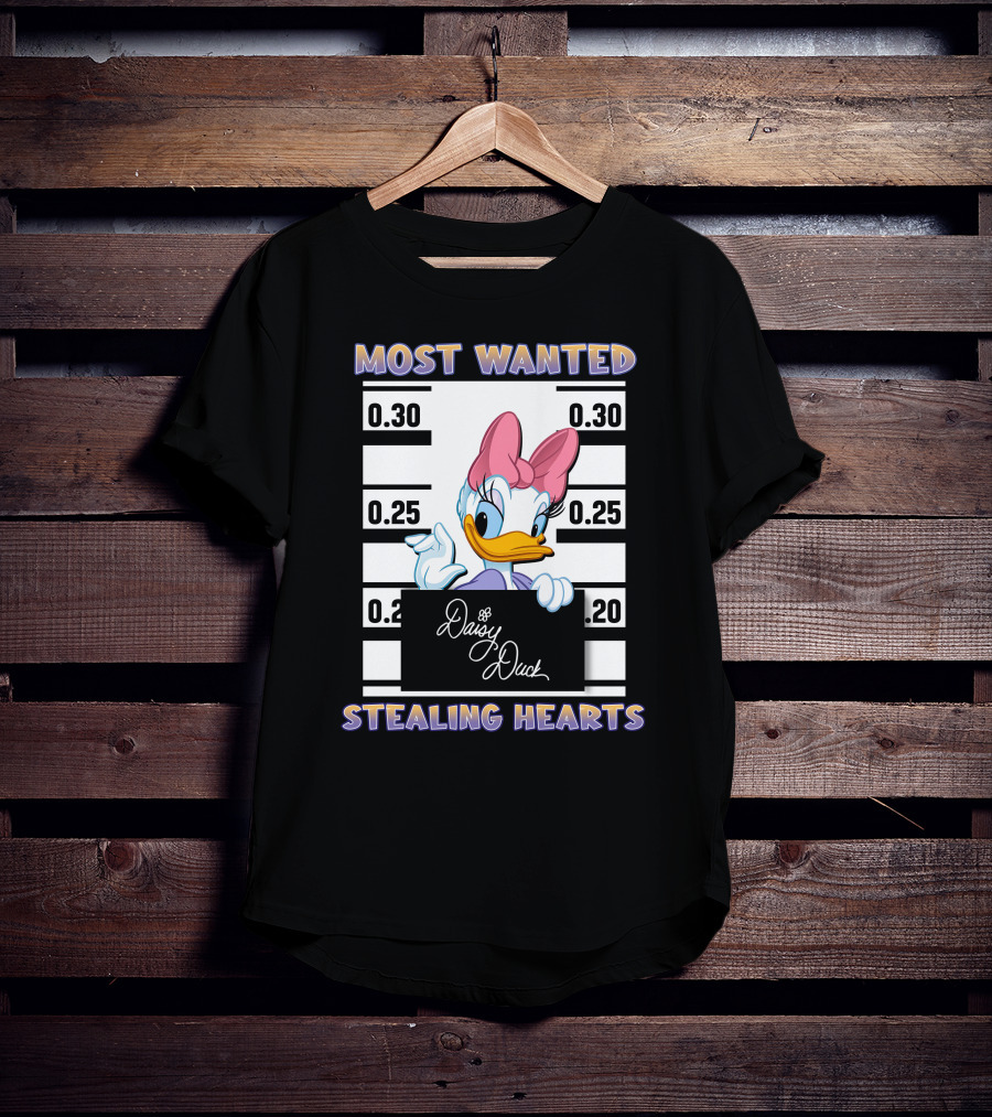Most Wanted Daisy Duck Stealing Hearts T-Shirt