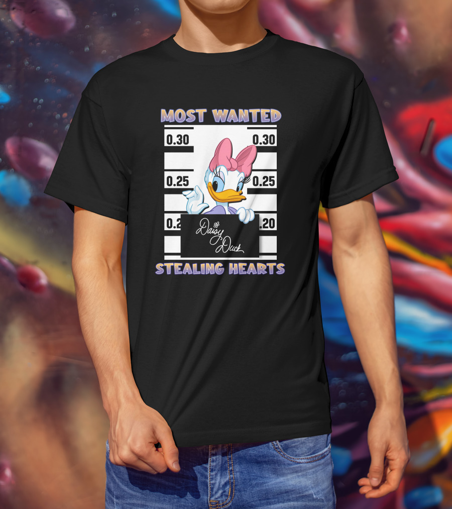 Most Wanted Daisy Duck Stealing Hearts T-Shirt