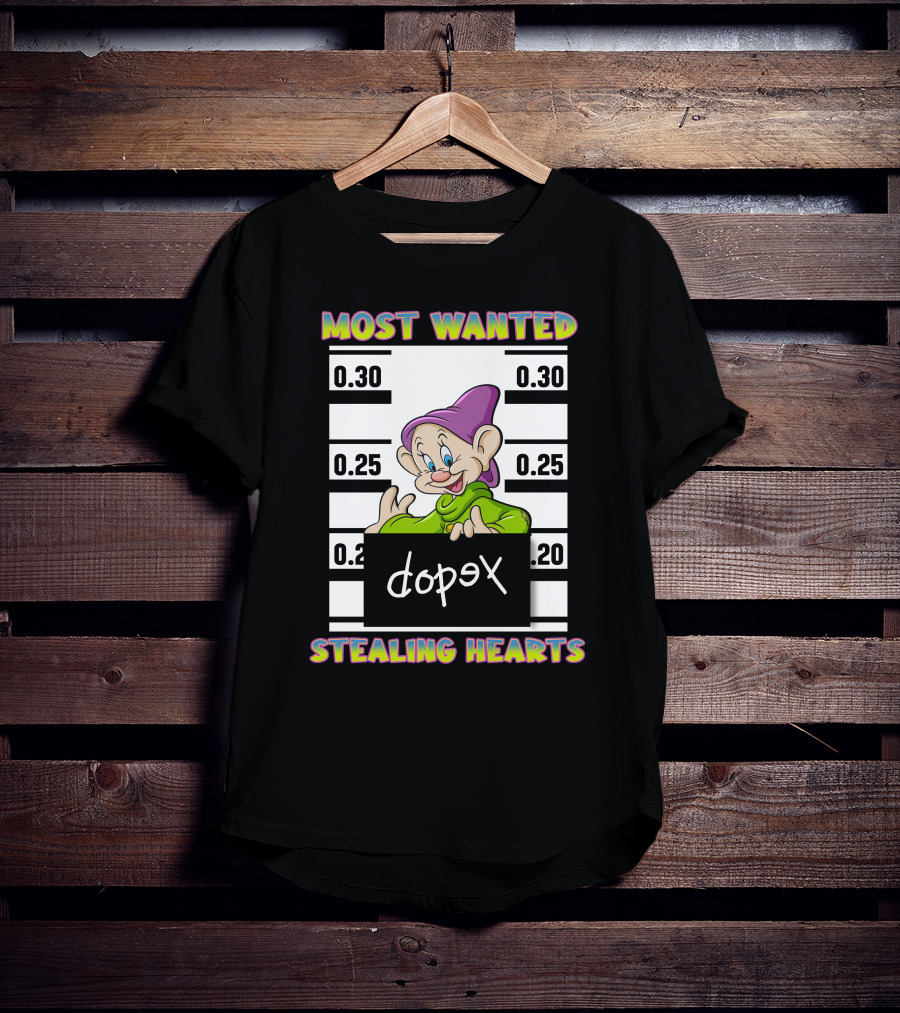 Most Wanted Dopey Stealing Hearts T-Shirt
