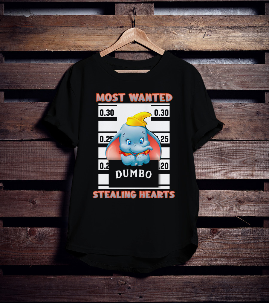 Most Wanted Dumbo Stealing Hearts T-Shirt