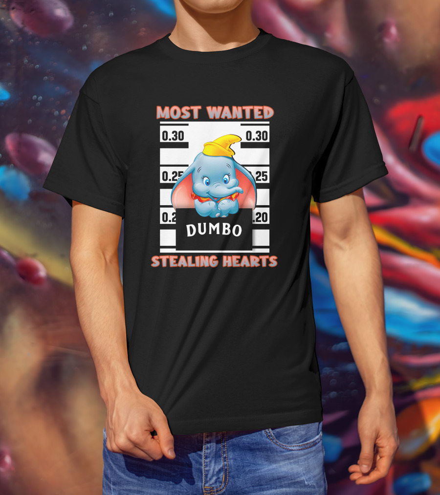 Most Wanted Dumbo Stealing Hearts T-Shirt