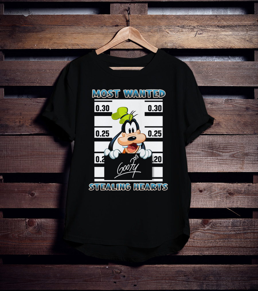 Most Wanted Goofy Stealing Hearts T-Shirt