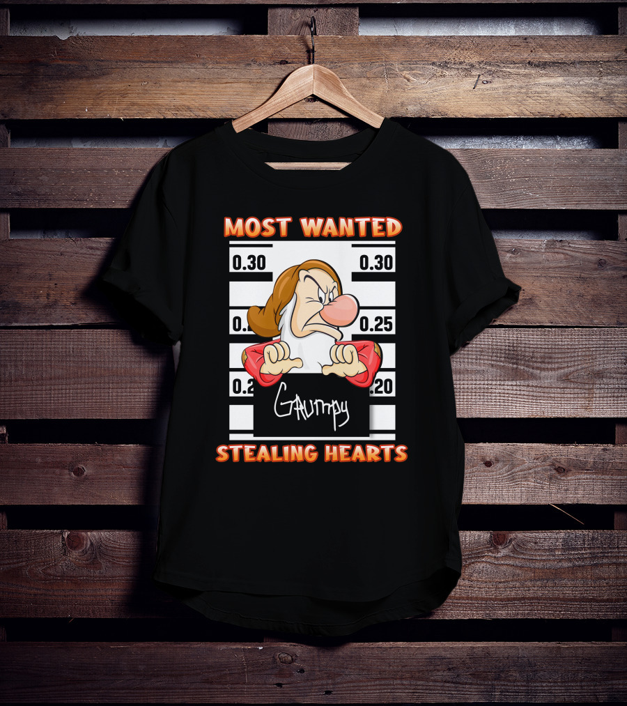 Most Wanted Grumpy Stealing Hearts T-Shirt