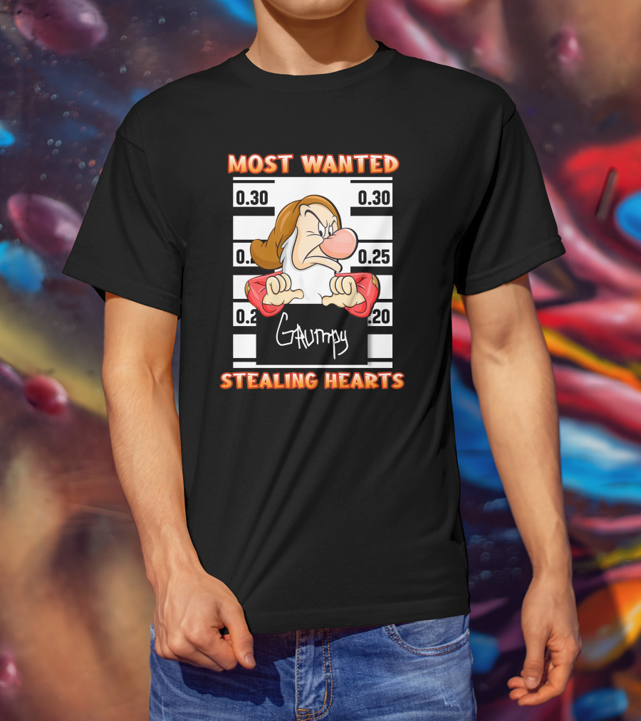 Most Wanted Grumpy Stealing Hearts T-Shirt