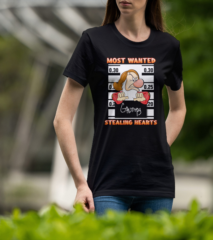 Most Wanted Grumpy Stealing Hearts T-Shirt