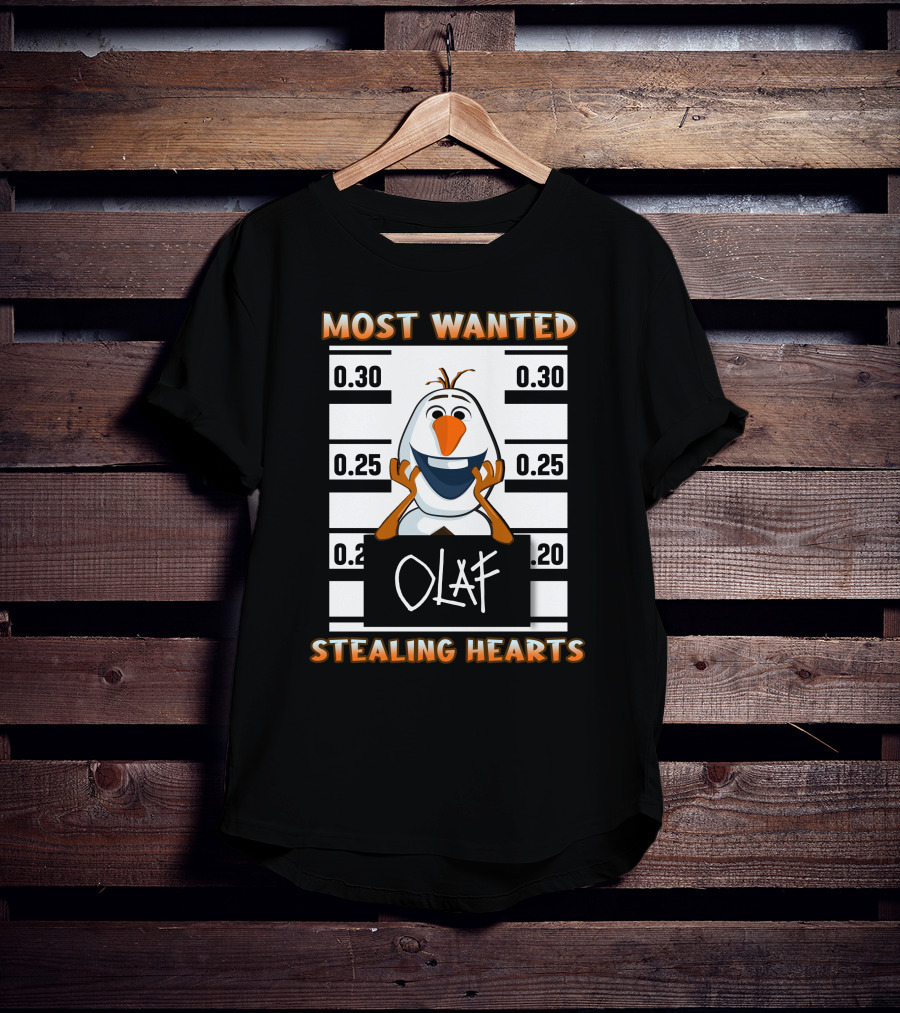 Most Wanted Olaf Stealing Hearts T-Shirt