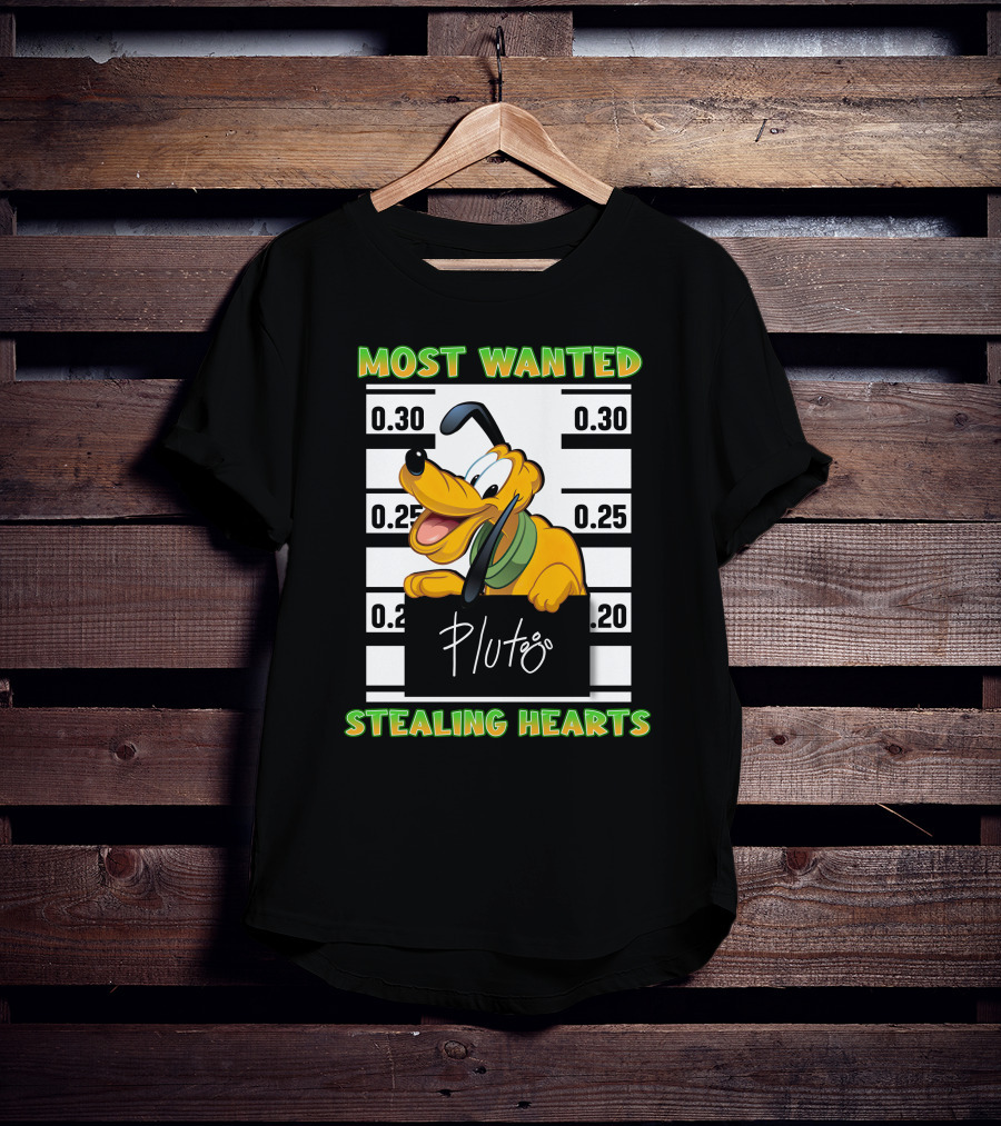Most Wanted Stealing Hearts Pluto T-Shirt