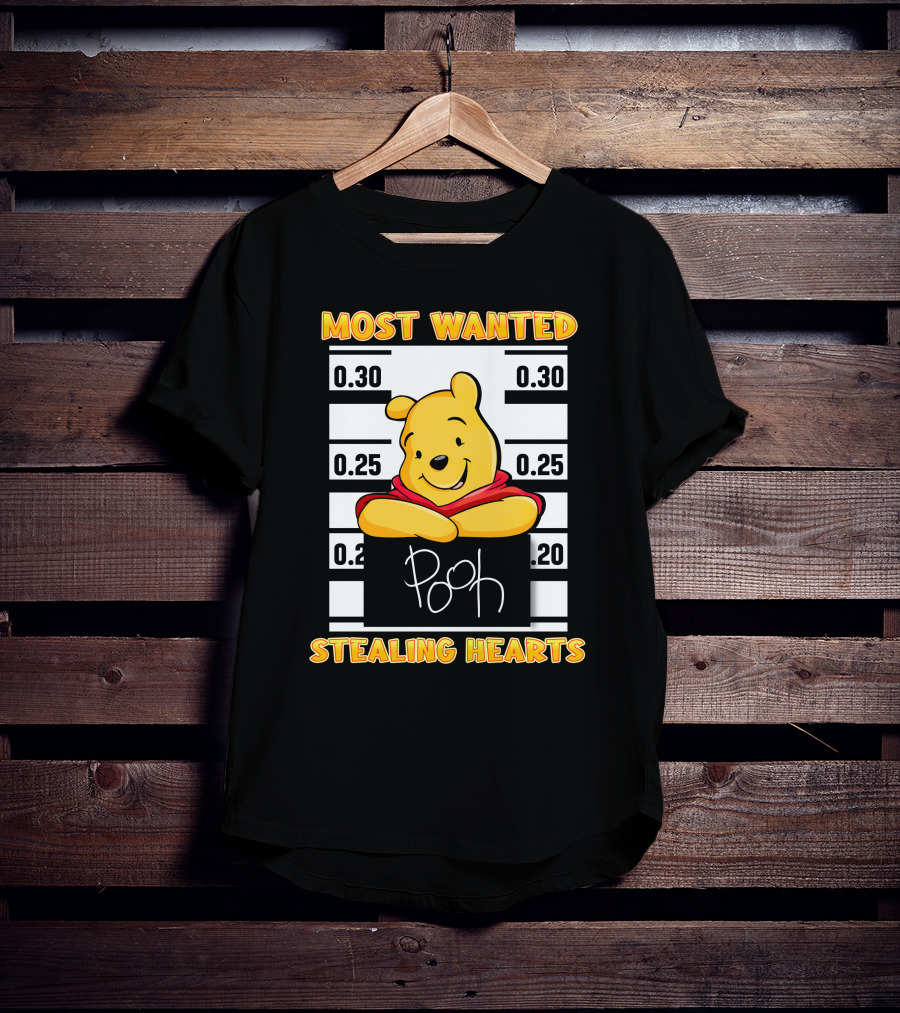 Most Wanted Pooh Stealing Hearts T-Shirt