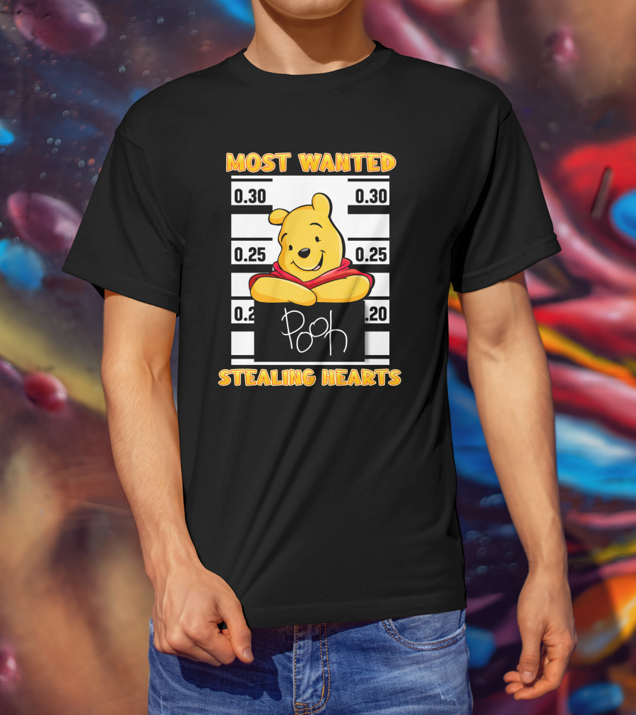 Most Wanted Pooh Stealing Hearts T-Shirt